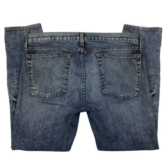 Rag & Bone Dre Boyfriend Acid Wash Womens Jeans Size 29 Made In USA - Picture 10 of 13